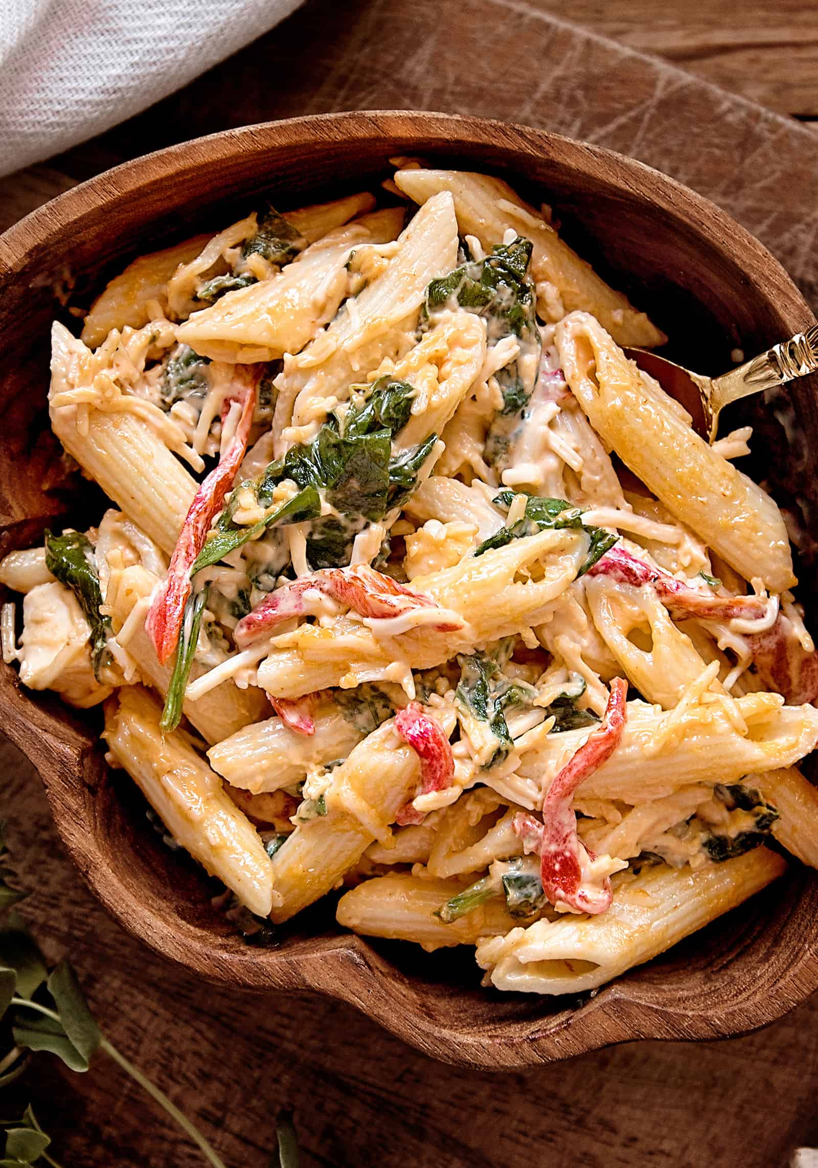 Delicious creamy pasta served at Rasika Restaurant in Srikakulam