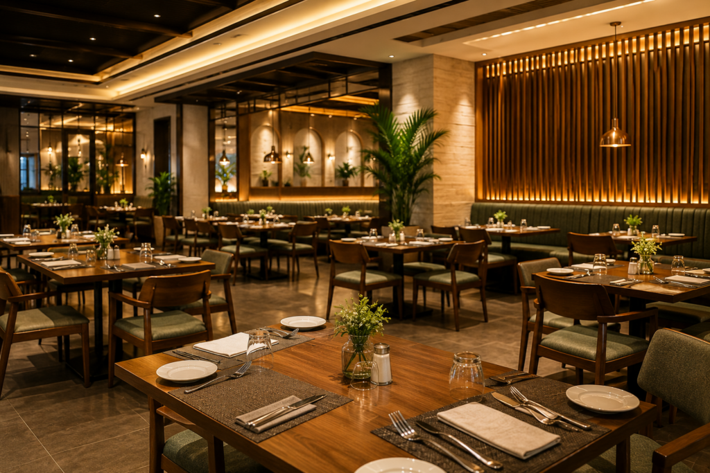 "Professional restaurant cleaning service at Rasika Restaurant maintaining high hygiene standards."