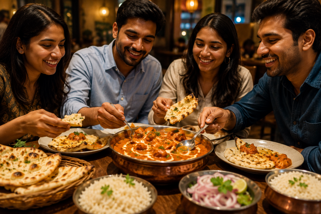 Butter Chicken: The Rich and Creamy Indian Dish Everyone Loves Delicious Butter Chicken served at Indian restaurant with authentic flavors and spices