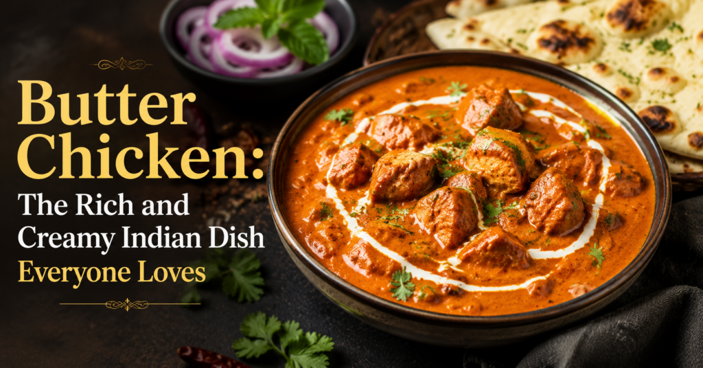 Butter Chicken: The Rich and Creamy Indian Dish Everyone Loves Authentic Butter Chicken in creamy tomato gravy garnished with fresh coriander