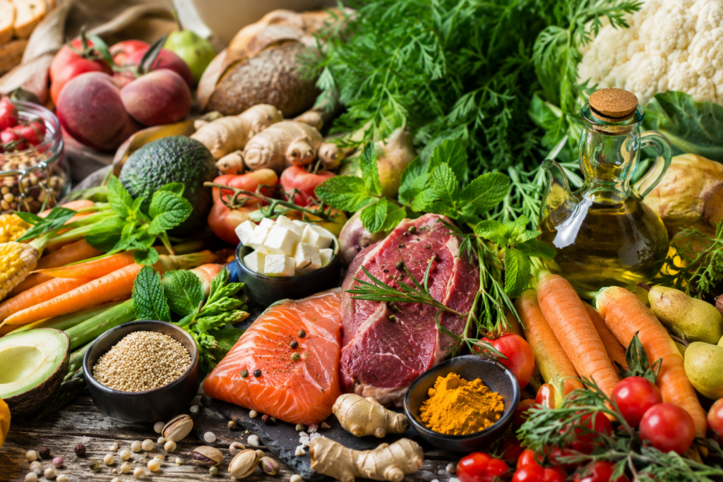 Restaurant Food Quality and Fresh Ingredients: The Foundation of Great Dining Fresh vegetables, herbs, and premium ingredients used to prepare healthy meals at Rasika Restaurant in Srikakulam.